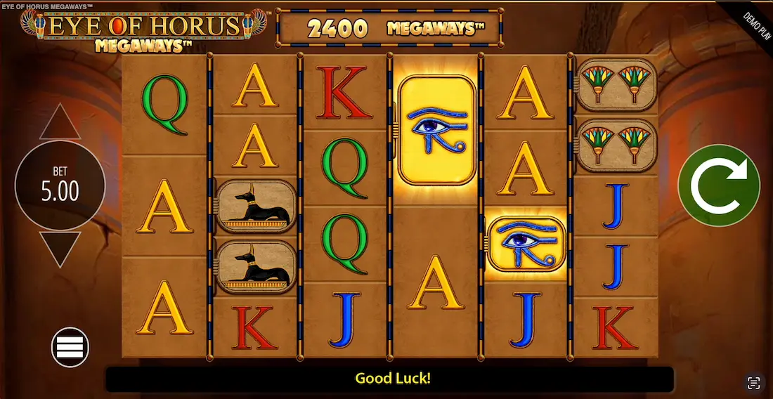 Eye of Horus Megaways bonus